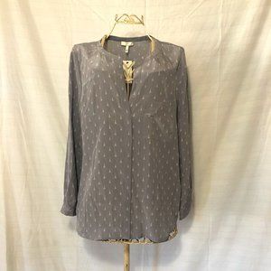 NWT - Joie Silk Eiffel Tower Blouse